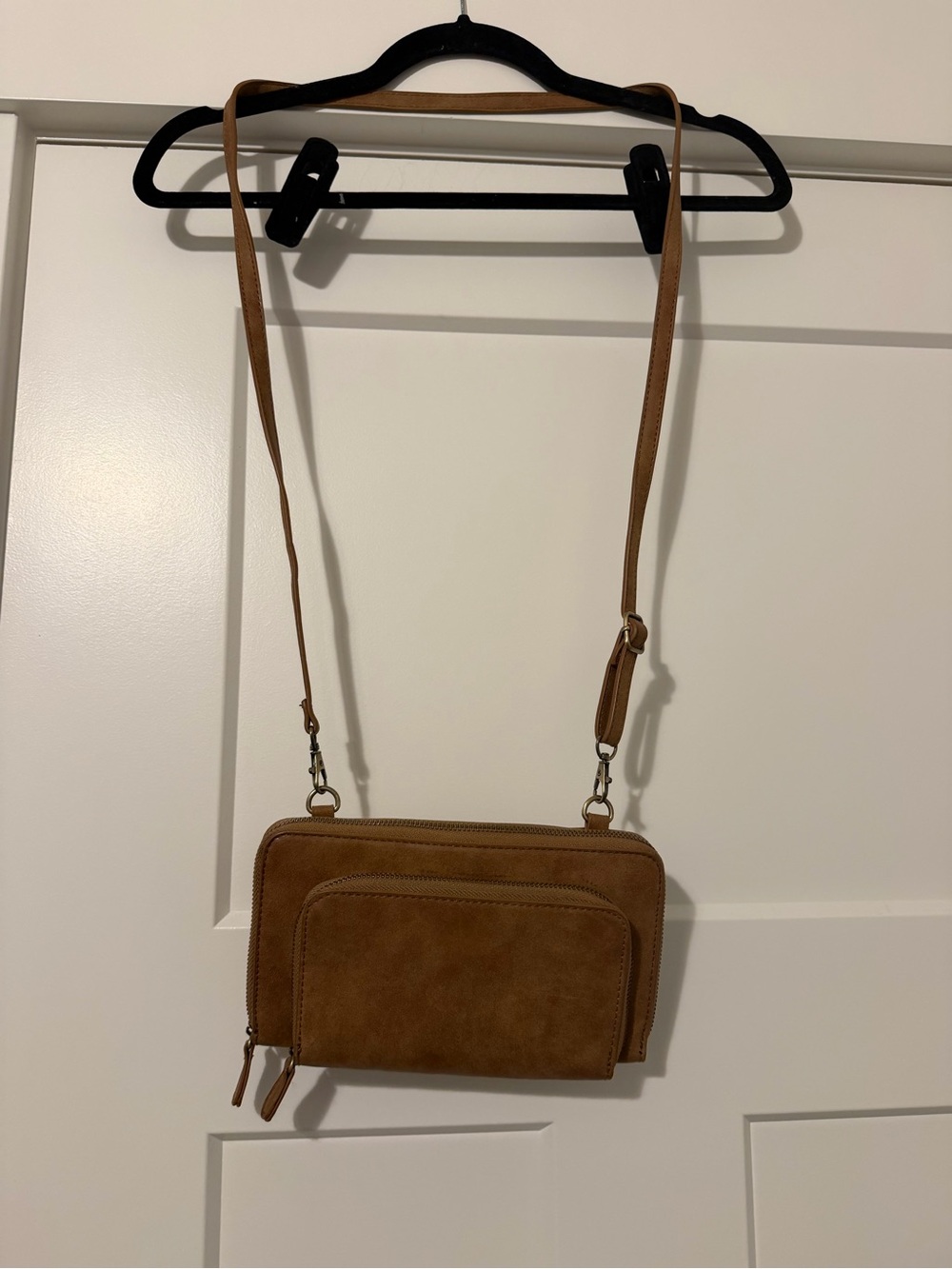 Crossbody Wallet Bag in brown